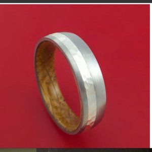 Men's Titanium Wedding Band Size 9